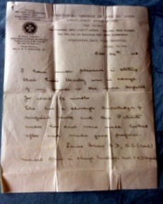 Letter signed by Dr. Louise Davis