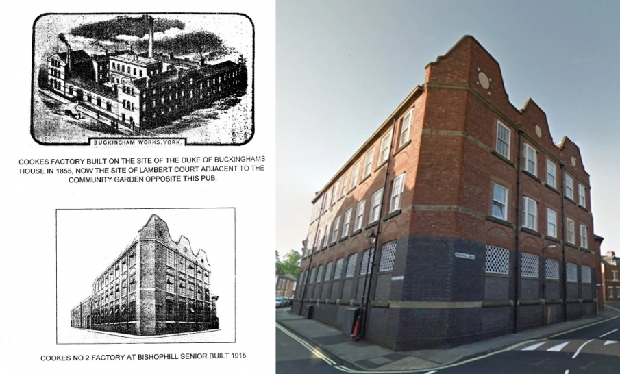 Cooke’s No 2 factory, built 1915, as it is today, now residential