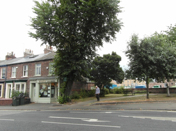 Green at corner of Scarcroft Road