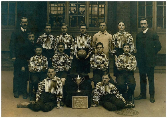 Scarcroft School football champions 1908-9