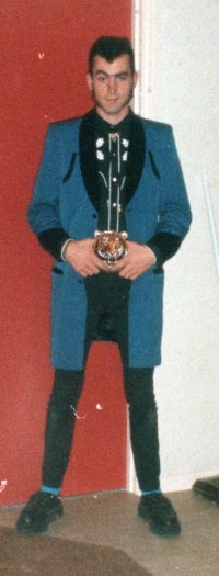 Jim Sotheran in one of his outfits in the late 1980’s