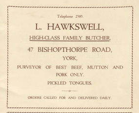 Hawkswell advert 1933