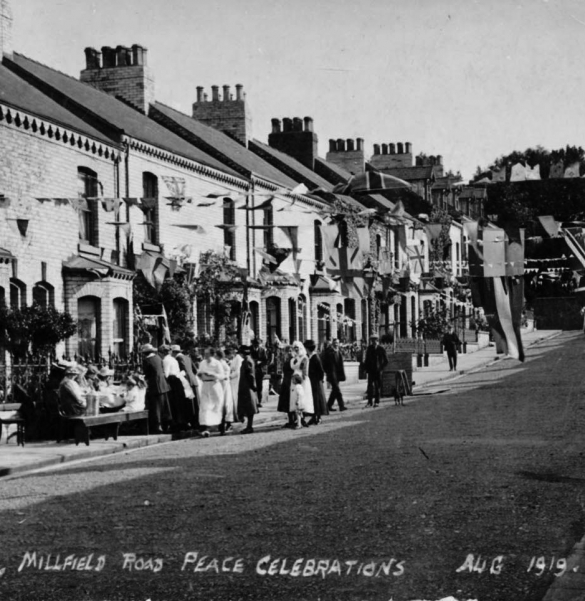 Millfield Road peace celebrations 1919