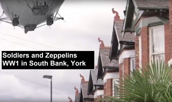 Zeppelin over B Road caption