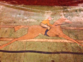 Floor motif at the Winning Post