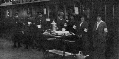 Soldiers’ and Sailors’ Buffet, York Station. NER Magaziine Nov 1o15