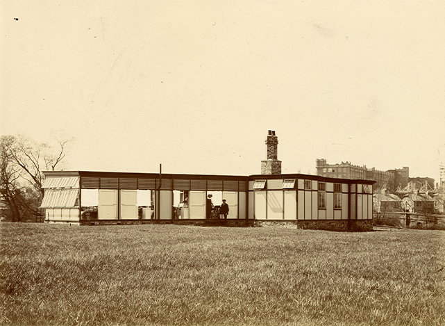 open-air ward at the York Fever Hospital